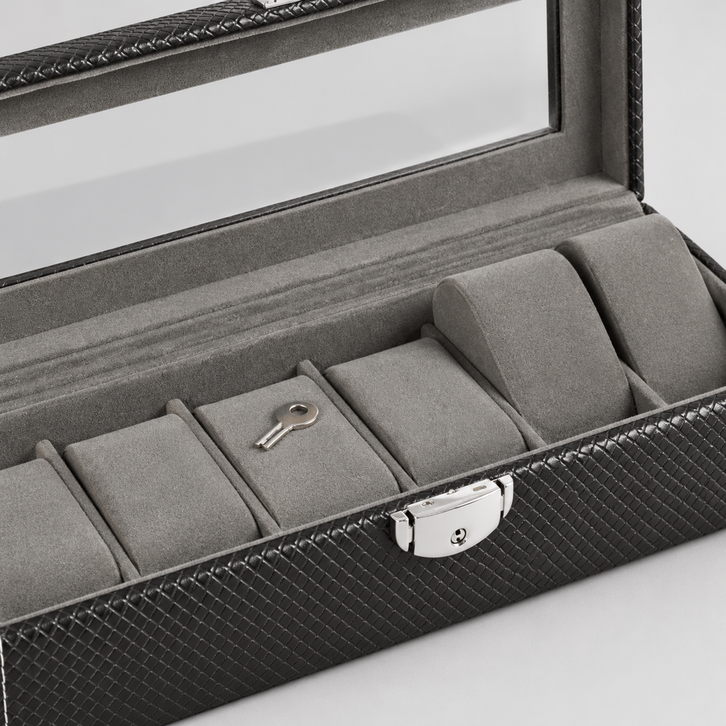 Atelier Horloger - Coffret - Signature - Noir Texturé - 6 Montres