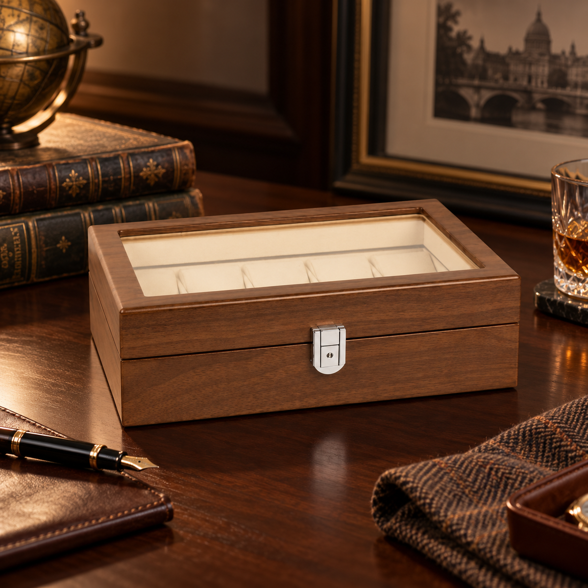 Héritage - Coffret - Patrimoine - Bois - 10 Montres
