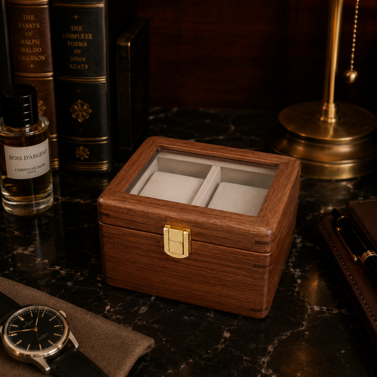 Coffret Héritage 2 montres en mise en scène