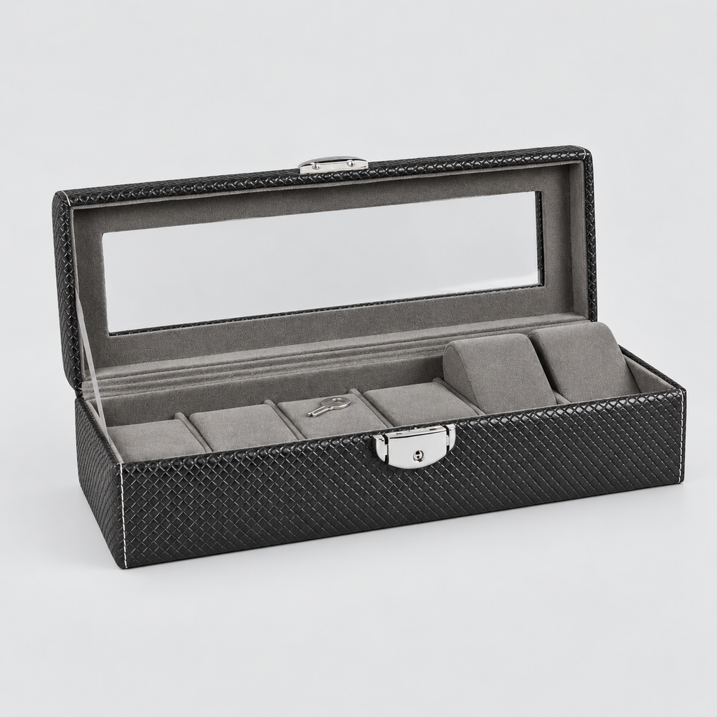 Atelier Horloger - Coffret - Signature - Noir Texturé - 6 Montres